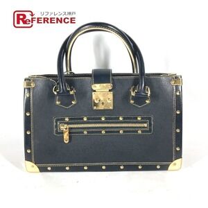 Louis Vuitton Suhali Fabulo Tote Bag Black Leather